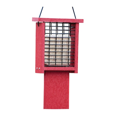 Woodlink Woodlink Going Green Wild Bird 1 lb Plastic/Wire Tail-prop Suet Feeder 2 ports GGPROPSUET